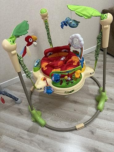 Uşaq üçün interaktiv tullanqa/jumperoo - Dairəvi dayaq konstruksiyası