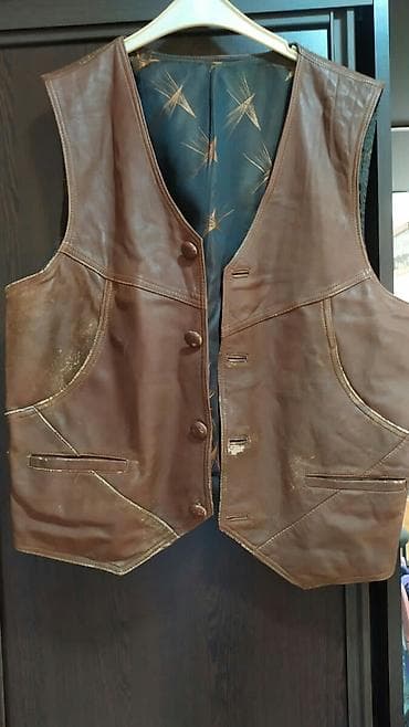 de facto sweatshirt: 2 ədəd dəri jilet satılır — 2