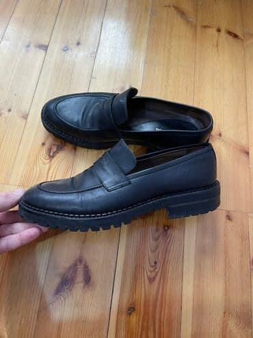 ayaqqabı мокасини: George Hogg kişi loaferləri - Rəng: qara - Material: üst hissə – — 1