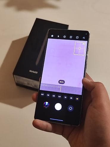 Elektronika: Samsung Galaxy Note 20, 256 GB, rəng - Qara, Zəmanət, Barmaq izi, Simsiz şarj — 6