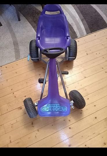 velo: Uşaq pedallı go-kart – GTOYS 88 SPEEDCAR - Rəng: bənövşəyi - — 1