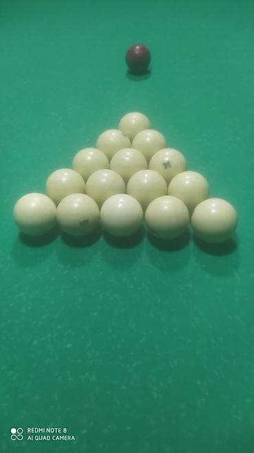 Перчатки: Bilyard topları dəsti - Klassik rus/piramida bilyardı üçün tam dəst - — 1