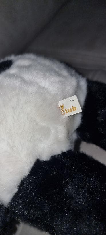 hediyye baglamalari: Məhsul: Panda plyuş oyuncağı - Rəng: klassik qara-ağ - Material — 3