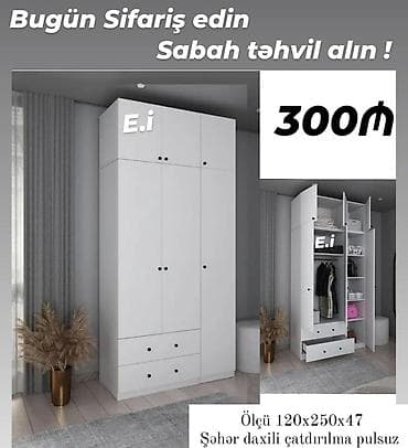 isqaflar: Dolab yep yeni 300 azn rəng seçimi var çatdırılma var endirimli qiymət — 1