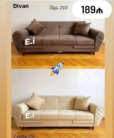 mebel qiymetleri 2020: Divan, Açılmayan, Parça — 1