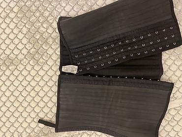 saat armani: Qara bel korset/qum saatı formalaşdırıcı - Material: 96% pambıq, 4% — 1