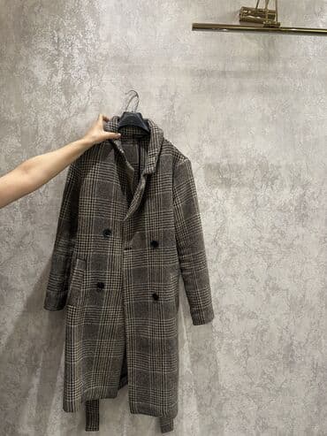 asbaz geyimi: Palto, S, rəng - Boz — 1