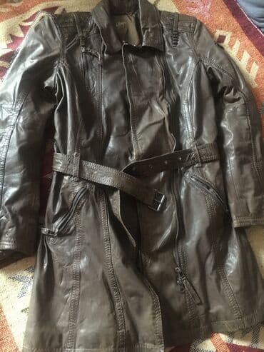 женские бомберы: Dəri kurtka, Bershka, XL — 9