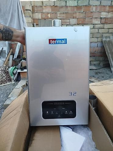 Termal 32 divar tipli qaz su qızdırıcısı tezedir kutusunda alnıb