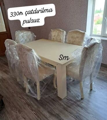 işlənmiş stol stul dəsti sumqayit: Qonaq otağı üçün, Yeni, 6 stul — 1