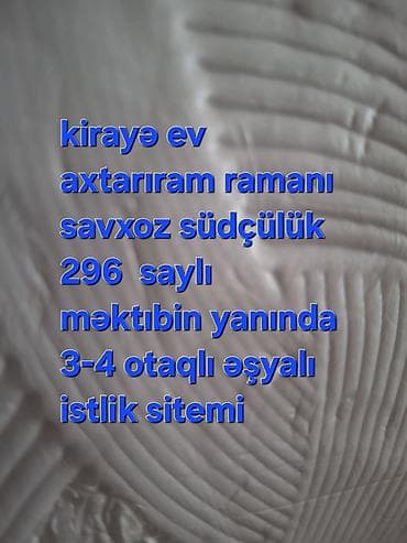 KİRAYƏ EV AXTARIRAM . RAMANI SAVXOZ SÜDÇÜLÜKDƏ 296 SAYLI MƏKTƏBİN lalafo.az -da KİRAYƏ EV AXTARIRAM . RAMANI SAVXOZ SÜDÇÜLÜKDƏ 296 SAYLI MƏKTƏBİN