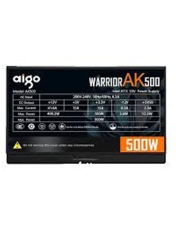 kompyuter hisseleri: Qida bloku 500 W — 1