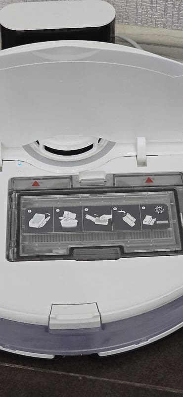 robot pilesos: Roborock S8 robot tozsoran – ağ rəng, süpürmə və silmə funksiyalı — 7