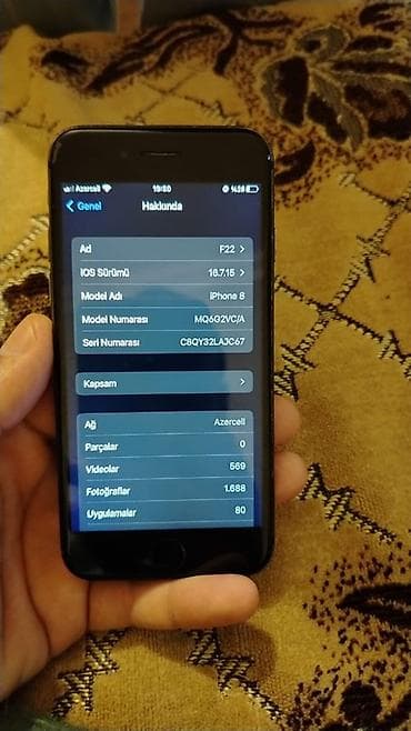 iphone 13 pro max irshad: IPhone 8, Space Gray, Barmaq izi — 5