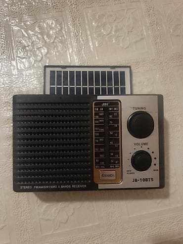 JB1 JB-10BTS portativ 4 diapazonlu radio Xüsusiyyətlər: -