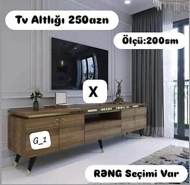 kitab refi modelleri: TV altlığı – 200 sm Müasir və zövqlü dizayna malik TV altlığı qonaq — 1