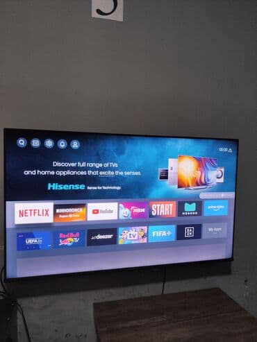 телевизоры led: Hisense Smart TV – 120ekran 4k 60 ekran 4əded var 2ay işlənilir heç — 2