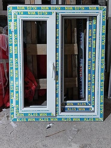 Сантехника: Plastik pencere 80 eni. 96. Hündürü. 1 ədədi. 75 man təzə — 1