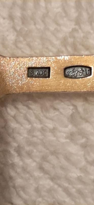 набор ножей zepter: Редкий антикварный набор: Серебро 916 пробы в глубокой позолоте с — 1