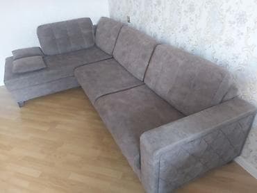 taxt divan: Künc divan, İşlənmiş, Açılan, Bazalı, Vеlur parça — 2