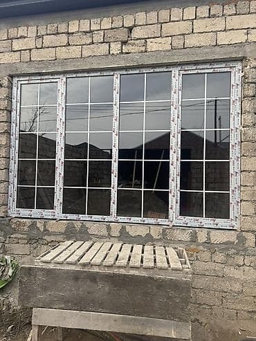 İkiqat şüşə paketi Plastik pəncərə, Еni: 140 sm, Uzunluğu: 160 sm