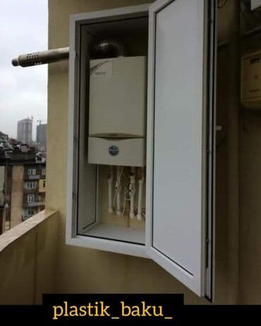 plastik qapi pencere qiymeti: Kombi Şkafı — 6