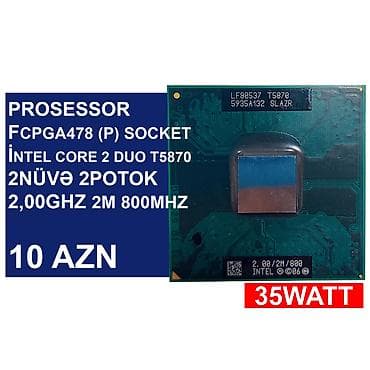 Notebook üçün Prosessorlar 📍Ünvan: Bakı şəh, Suraxanı ray, Hövsan qəs — 8