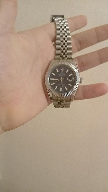 Smart qolbaqlar: Qol saatı, Rolex, rəng - Qara — 2