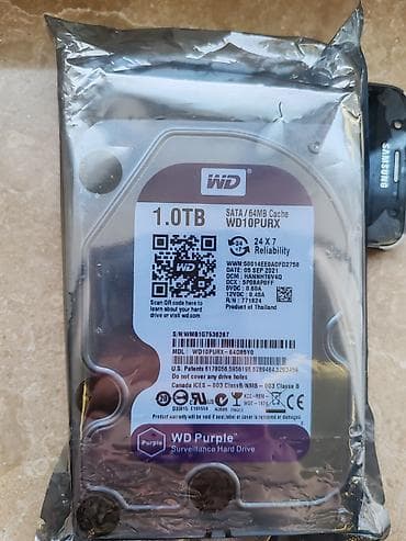 Modemlər və şəbəkə avadanlıqları: Daxili Sərt disk (HDD) Western Digital (WD), 1 TB, 3.5", Yeni — 1