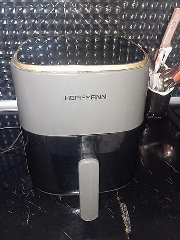 panel radiator: Hoffmann hava fritözü (air fryer) - Rəng: boz/qara, qızılı haşiyəli — 3