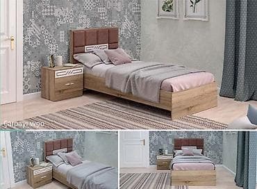 dəmir carpayi: Yeni, Təknəfərlik çarpayı, Bazalı, Matrassız — 6