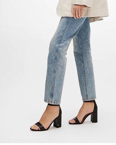 Qadın sandaleti – 39 ölçü • Rəng: qara • Model: açıq burunlu, bir — 3