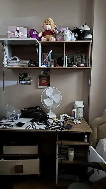 tek kravatlar: Komplekt iş masası satılır yaxşı vəziyyətdədir genişdir bölmələri var — 2