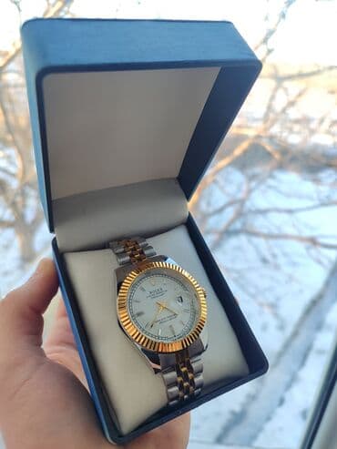 kiraye ziyafet geyimleri: Новый, Наручные часы, Rolex, цвет - Серебристый — 3