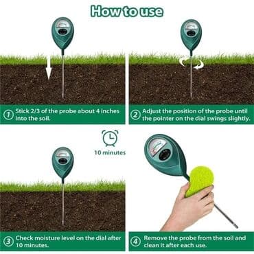 электрод сварочный: Torpağın pH, rütubət və işıq sayğacı: üçü birdə. Bu sadə, etibarlı — 1