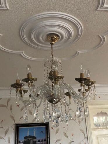 споты потолочные в баку: Люстра, 10 и более ламп, Хрусталь — 3
