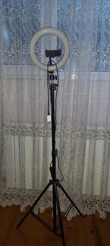 LED halqa işıq + ştativ dəsti (YENI) - 26–30 sm diametrli LED halqa — 1