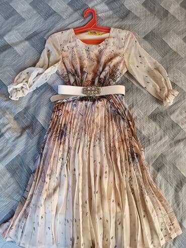 585 qizilin qiymeti 2021: 🌸 Zərif qadın donu 🌸 Şifon material Uzun, ətəyi plisirovka Beli — 1