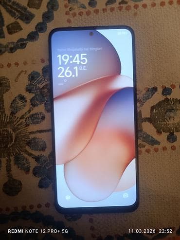 samsung tablet s7: Redmi Note 12, 128 GB, rəng - Qara, İki sim kartlı — 1