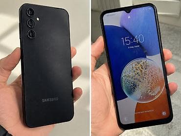 dubayda iphone 15 pro max qiymeti: Samsung Galaxy A14, 64 GB, rəng - Qara, İki sim kartlı — 1