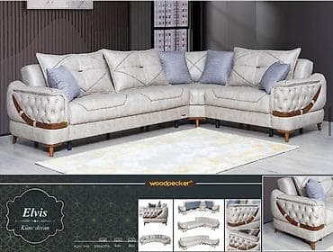 Elvis künc divan – Woodpecker Fabrik istehsalı mebellərin topdan