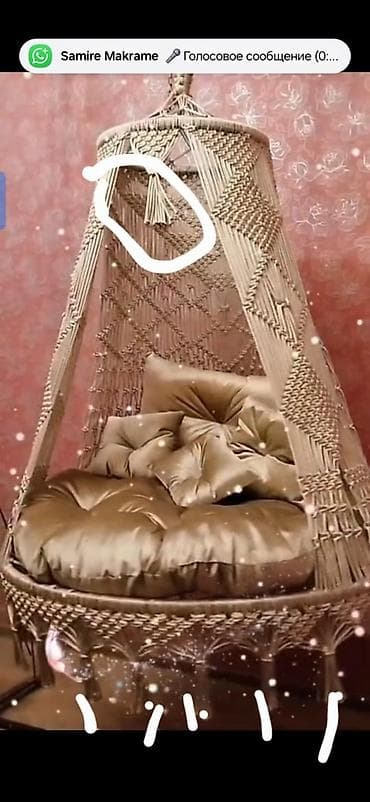 həsir nədir: Yeni, Divan-yelləncək, Zontiksiz, Həsir toxunuşlu — 4