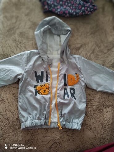 uşaqlar üçün kişmir paltolar: Uşaq üçün kapüşonlu yüngül küləkkeçirməz gödəkçə. - Brend: Civil Baby — 1