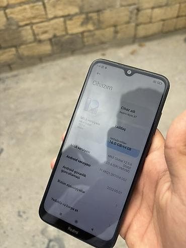 iphone 6s ucuz: Redmi Note 8T, 64 GB, rəng - Boz, Barmaq izi — 7