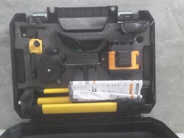 qara encir: DeWalt lazer səviyyəsi dəsti, qara və sarı rənglərdə möhkəm daşıma — 3