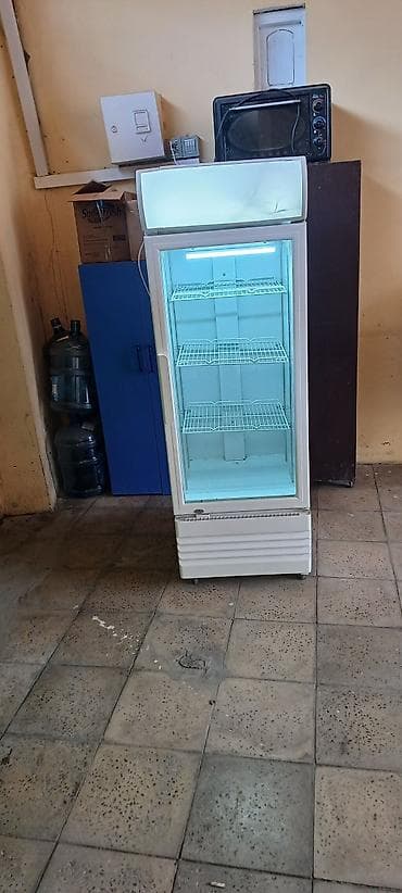 Vitrin tipli içki/mətbəx soyuducusu - Şüşə qapılı, tək bölməli vitrin