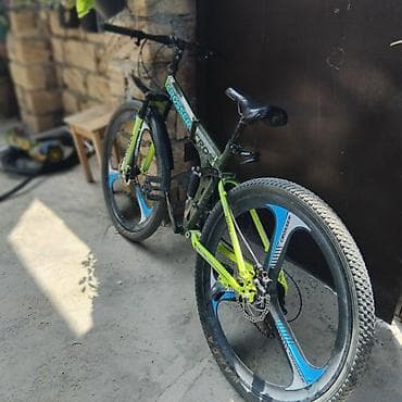 velosiped peredok: CROSSER qatlanan dağ velosipedi 29lukdu - Rəng: yaşıl-neon sarı — 2