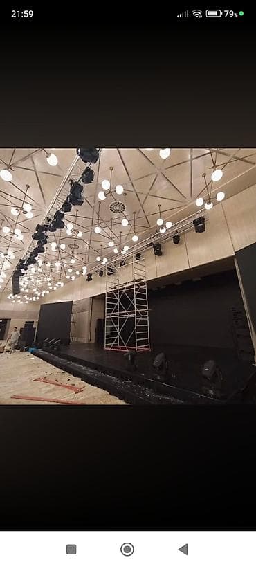 Polad modul quruluşlu hərəkətli iskele (rolikli qüllə) icarəsi/satışı