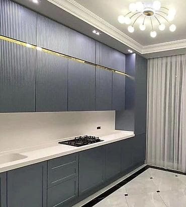 Sifarişlə mətbəx dəsti, Özü çəkən petlələr, MDF, Kredit yoxdur, Rayonlara çatdırılma, Pulsuz çatdırılma — 7