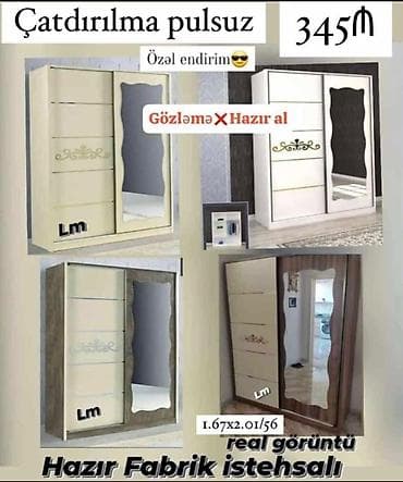 paltar skaflari: KUPE DOLAB – Fabrik istehsalı, hazır model - Qiymət: 345₼ - Ölçü: en — 1